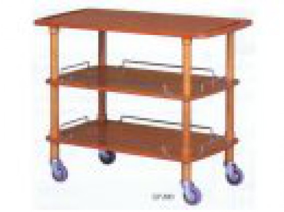 Carrello di servizio legno massello 3 p. cm.110x55 CLP 2003